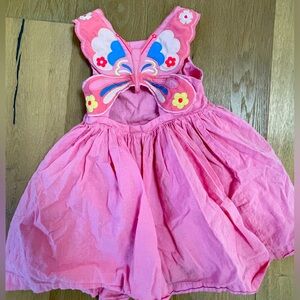 Mini boden applique Butterfly Dress 4-5T